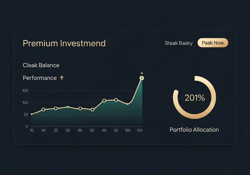 dashboard con saldo, riquadri di performance e attività recenti